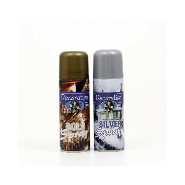 Multifunctional Golden Silver Spray Festive New Christmas New Year Halloween Graduation Diwali Valentine's Day Celebrations
