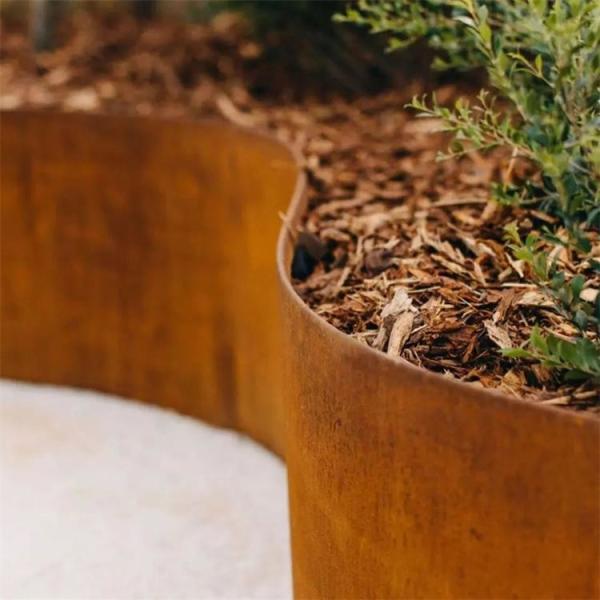 Personalize o laser cortam a afiação de aço flexível do jardim de Corten para ajardinar