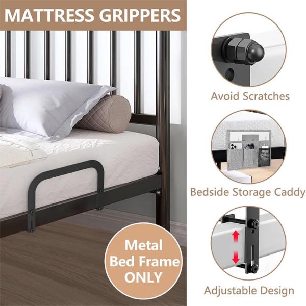 Modern Bed End Block Mattress Anti-slip Pad Mattress Anti-running Metal Hardware Accessories for Sofa Cabinet Furniture Feet