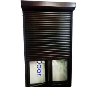 1.2mm à l'extérieur Moteur Aluminium Fermeture à rouleaux Porte de sécurité en