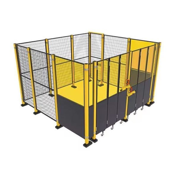Workshop Warehouse Robot Isolation Net Guardrail Within Rack Structure 2000*600*2000