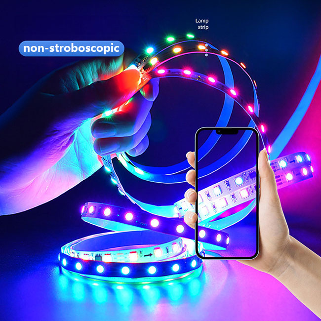 Адресная световая полоса 12v 5050 Rgb Fantasy Color 2811 Led водонепроницаемая для Ktv Bar
