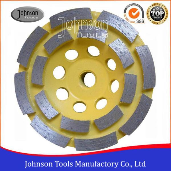 Professional 105-180mm Double Row Diamond Cup Wheel Long Grinding Life