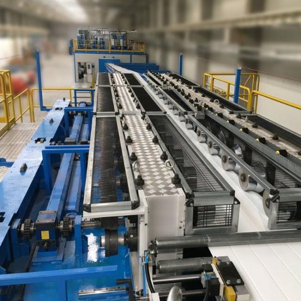 Insulation Polyurethane Sandwich Panel Line 12-15m/min Continuous PU Sandwich Panel Line