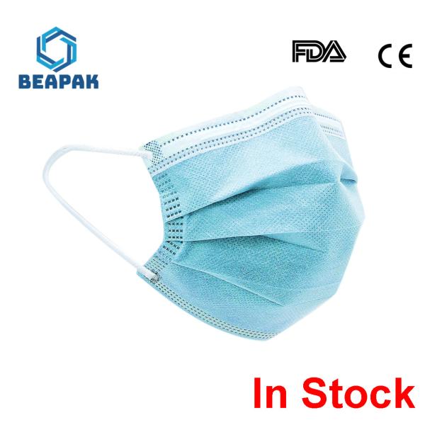 Protect Yourself from Dust 3 Ply Face Mask Anti Virus Disposable with Elastic Ear Loop