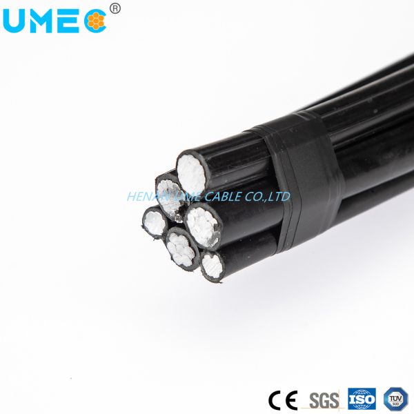 Overhead Covered Aluminum Distribution Cable with XLPE Insulation and 0.6/1kV Voltage for Aerial Bundled Applications