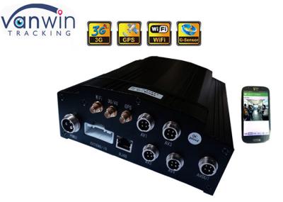 Funções antivibração DVR móvel 4CH da segurança 3G de HDD multi para o ônibus/caminhão