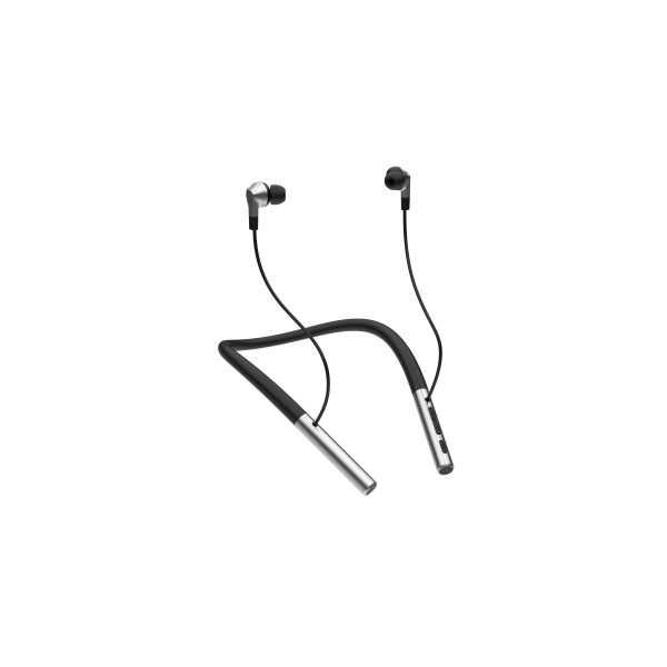 Hot sale neckband silicone string bluetooth headphone,bluetooth earphone with mic and magnetic earbuds