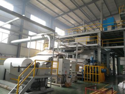 High Speed Three Beams PP Polypropylene Spunbond Nonwoven Fabric Machine SSS
