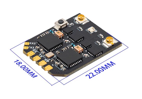 XR4 Gemini Xrossband Dual-Band ExpressLRS Receiver RadioMaster Plastic System