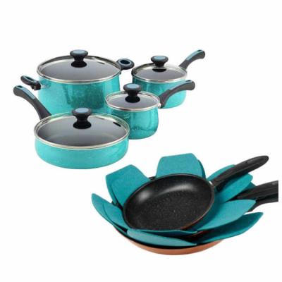 Cyan Felt Pan Separators Protectors For Stacking Cookware