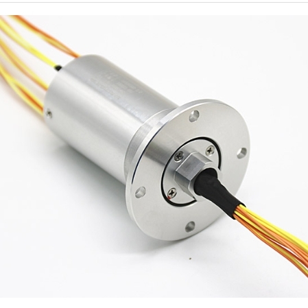 Long Life Satellite Rotary Joint Slip Ring 60 Circuits 15000 RPM Gold Contact Aluminum Alloy