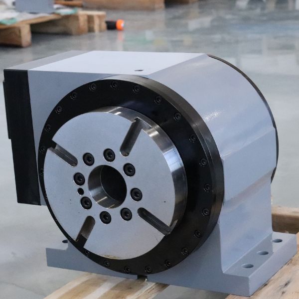 High Rigidity Direct Drive Torque Motor Rotary Table 4th Axis Horizontal