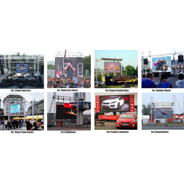 Stage Rental LED Floor Screen Outdoor Rated High Brightness High Refresh LED Display
