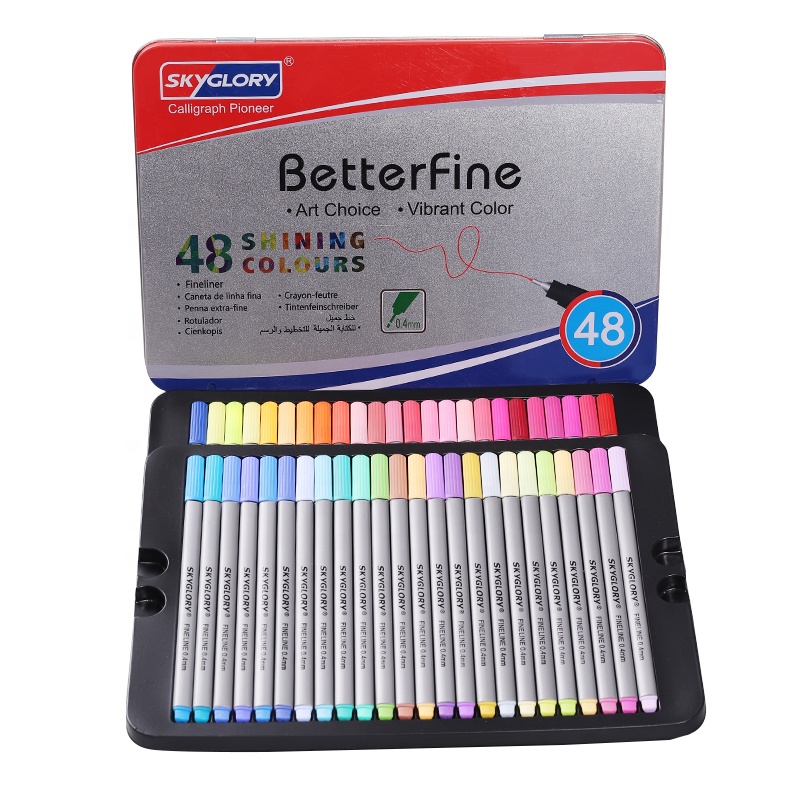 Custom Fineliners Pen Fine Set Soft Colors Magic Highlighter Pen Multi Color