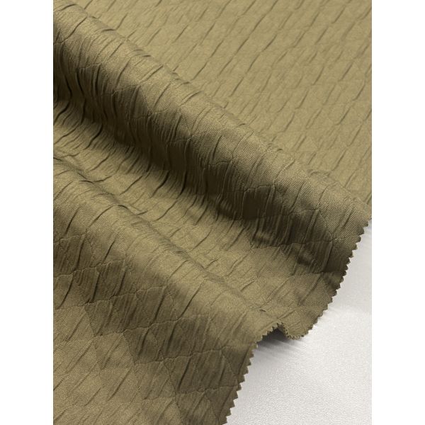 100% Polyester Spring And Autumn Hot Item, Niche Design, Diamond Shaped Foam Fabric 130CM 175G/M ²
