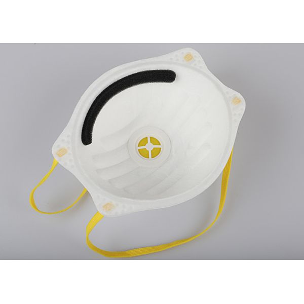 Wholesale white Comfortable Cup-shaped disposable mask with gas outlet valve