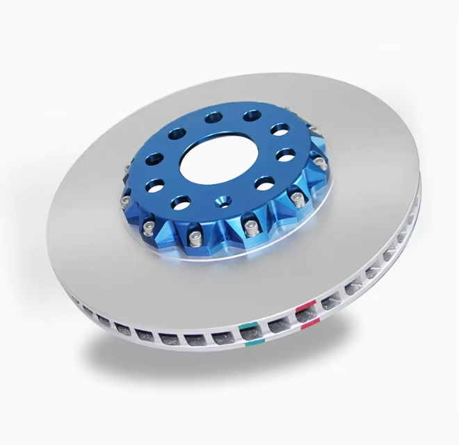 Floating Brake Disc 2 Pieces Discs 2-Piece Rotor OE#97035140600 Front 390mm*38 For Direct Fit OEM MOTOR SPORT High-quality Floating Slotted Disc 340mm Carbon Ceramic Brake Rotor Performanc
