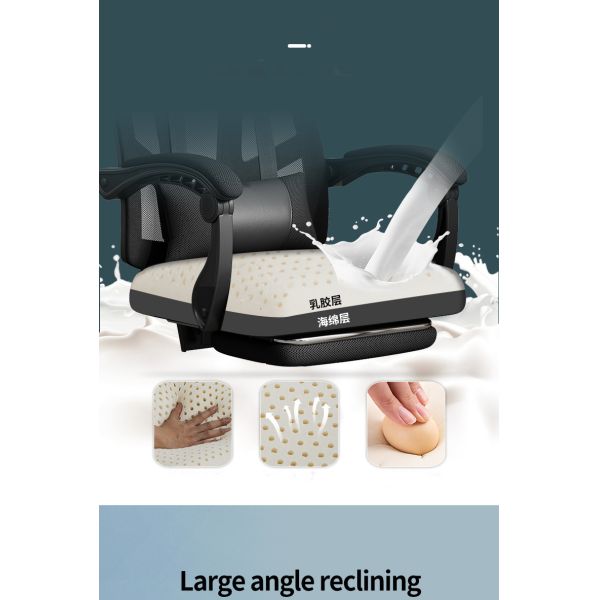 Ткань латекса сплетенная валиком регулирует стул домашнего офиса уча приемную e - игру спорт