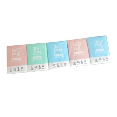 Ultraportable Pocket Disposable Facial Tissue 7.87 Square Shape