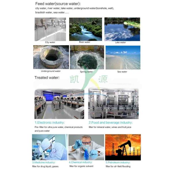 Brackish RO Water Treatment System With IC Microcomputer Controller