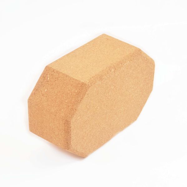 High Density Yoga Cork Bricks Non Slip Surface Yoga Accessories Octagonal Blocks