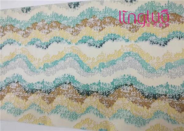 Polyester Decor Sofa Fabric Flocked Heat Insulation And Moisture Resistance