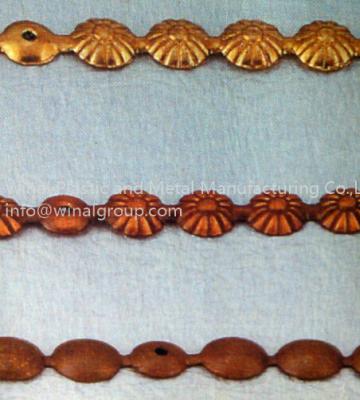 home decoration bubble nail,ancient chrysanthemum strip,iron,plating as per request.