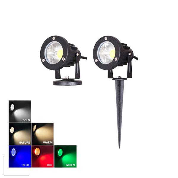 Adjustable Outdoor Lawn Lights 5w , Ground Spike Lights 50000h Working Lifetime