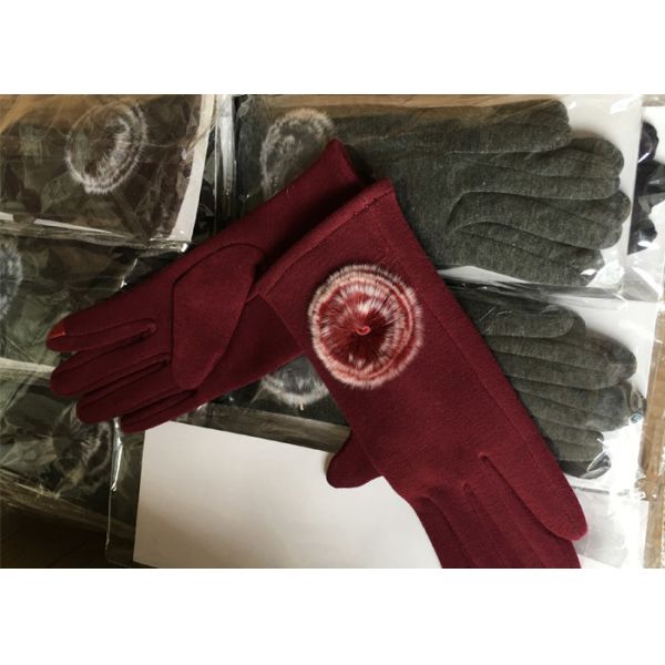 Дамы подгоняли перчатки ткани бархата моды женщин микро- для экранов ифоне