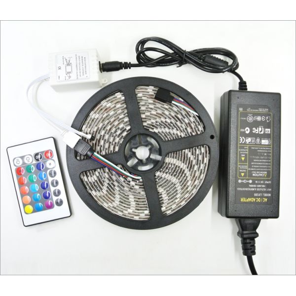 SAA делают SMD водостойким 5050 Rgb привели свет прокладки 5m 12v 24v 14,4 ватта