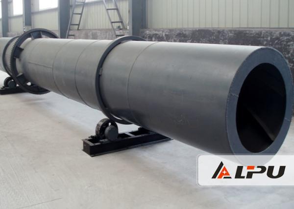 9m³ Biomass Drying Equipment / Rotary Drum Dryer for Wood Chips , Manure