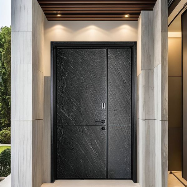 Modern Home Stainless Steel Gate Door Exterior Heavy Duty Metal Entry Door