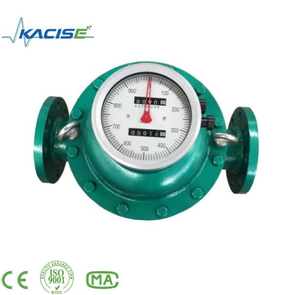 High Viscosity Liquid Oval Gear Flow Meter with Digital Display and 0.5% Accuracy