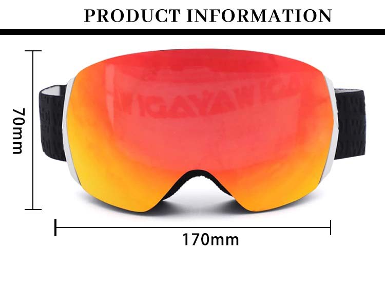 20-30 Working Days Delivery Time Custom Skiing Glasses with Anti-Fog/UV400 Protection