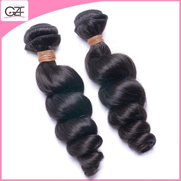 Can Be Dyed and Permed Hair Double Weft No Shedding  Virgin Brazilian Ocean Wave Hair