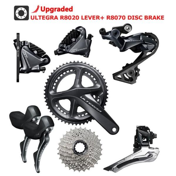 Bicicleta SHIMANO ULTEGRA R08 R8020 22S da fibra do carbono do certificado T800 do CE