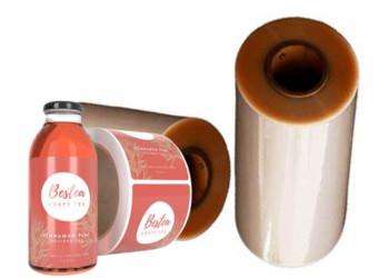 Length Customized Shrink Sleeve Film High Gloss PVC Heat Shrink Roll