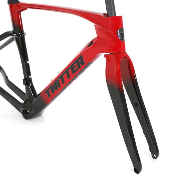 гравий Frameset углерода 700x40C, рамка велосипеда 48cm для цикла гравия гибридного