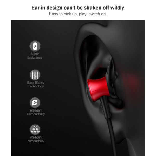Classic Magnetic BT5.1 Sports Bluetooth Earphones With Long Battery Life