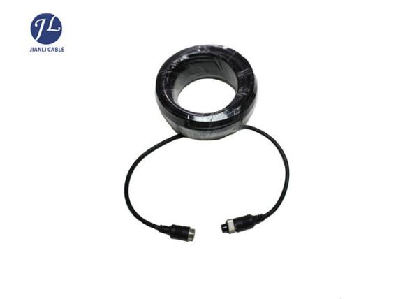 Custom Length 6 Pin GX12 Aviation Cable For Rear View Safety Backup Camera System