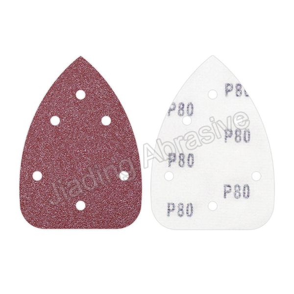 300mm 350mm RED Hook Loop Sandpaper for Epoxy Floor Grinding Cement Wall Sanding Disc