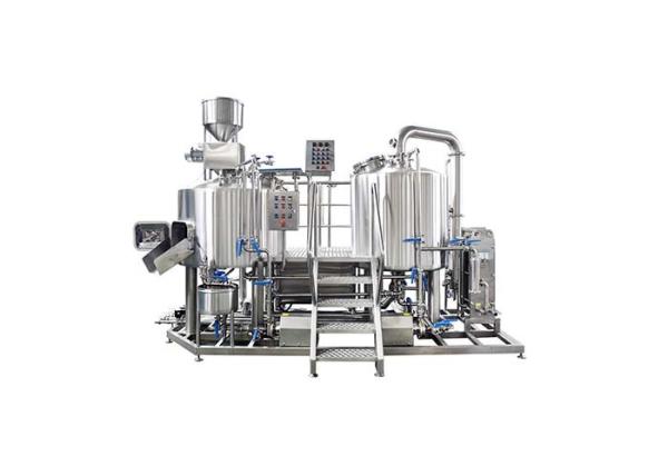 3HL Pilot Brewing Equipment Heated By Steam For Beer Brewing Process