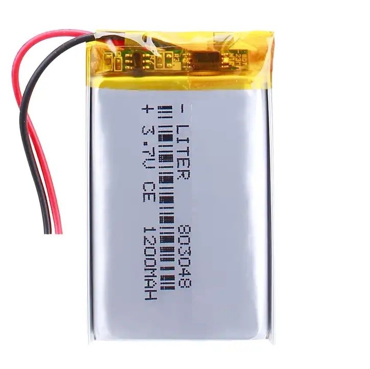 3.7V KC Утверждена 803048 1200mah Ли-полимерная аккумуляторная батарея UL UN38.3