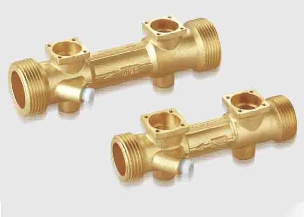 Dia DN15 - DN40 Ultrasonic Flow Meters Sensor Body Brass Flow Section