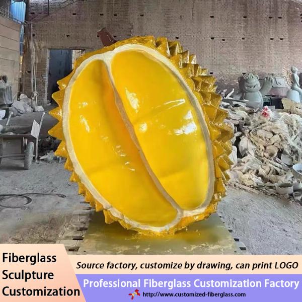 Nuevos accesorios de diseño de resina de helado y donut, escultura de piruleta de fibra de vidrio