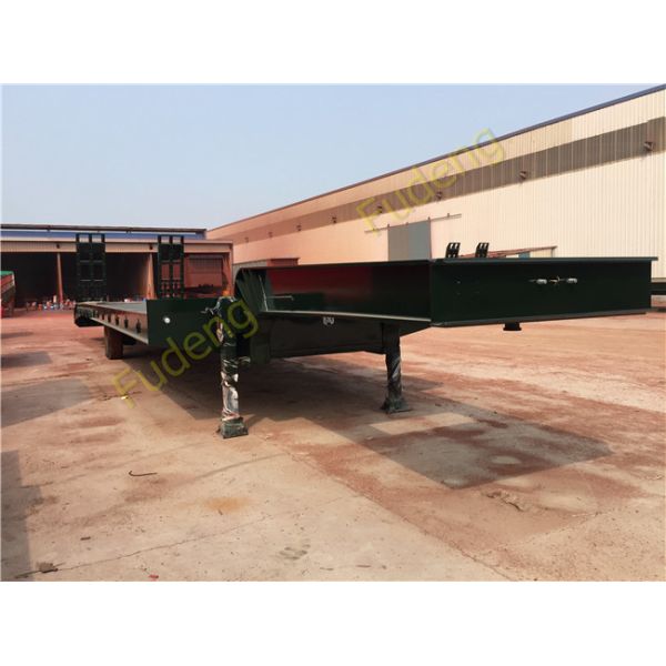 Low Bed Trailer , 3 axles 80T lowbed trailer , 4 axles 80T lowbed trailer