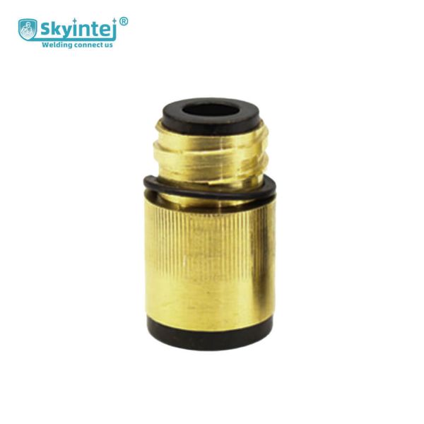 OTC 350A Copper Brass MIG Welding Insulator with Rubber Washer High Temperature Resistant Sleeve