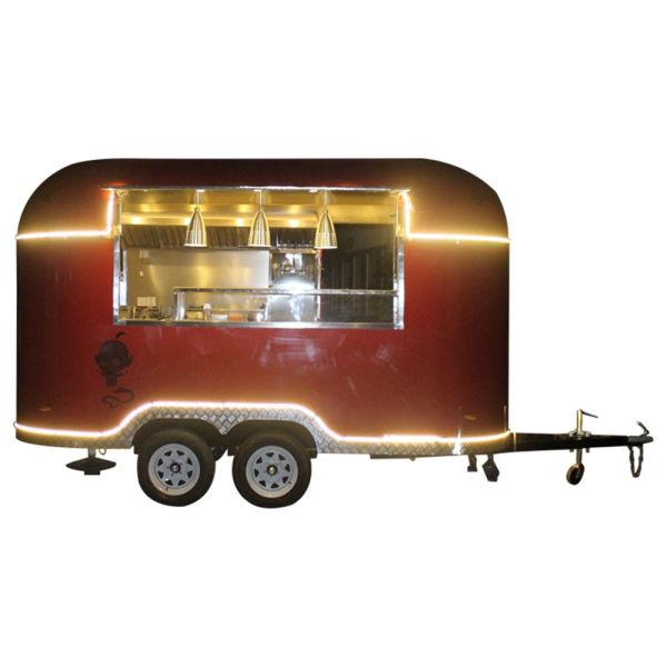 Complete Kitchen and Equipment Optional Food Machines Food Vending Van Catering Trailer