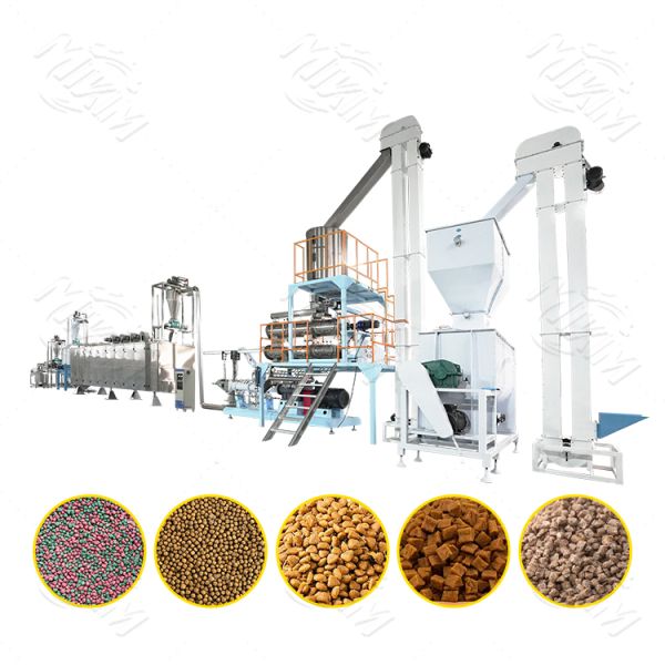 3-5ton/h Automatic Aquatic Fish Food Making Extruder Machine Floating Sinking Fish Feed Equipment Plant Production Line
